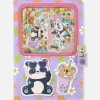 Carnet à Paillettes Et Motif Animaux