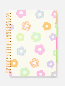 Carnet A4 à Motif Marguerite