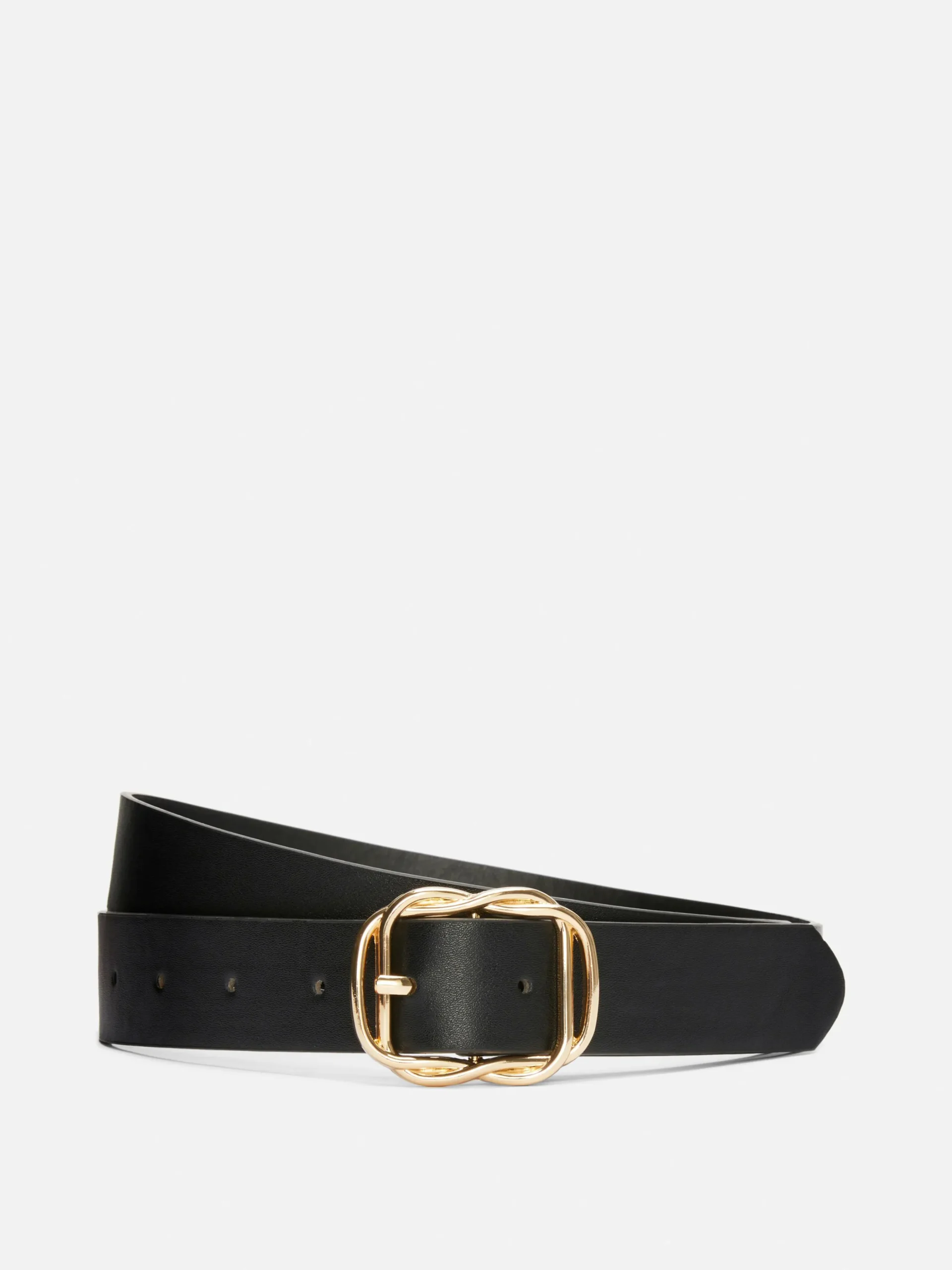 Ceinture En Simili Cuir à Boucle Torsadée