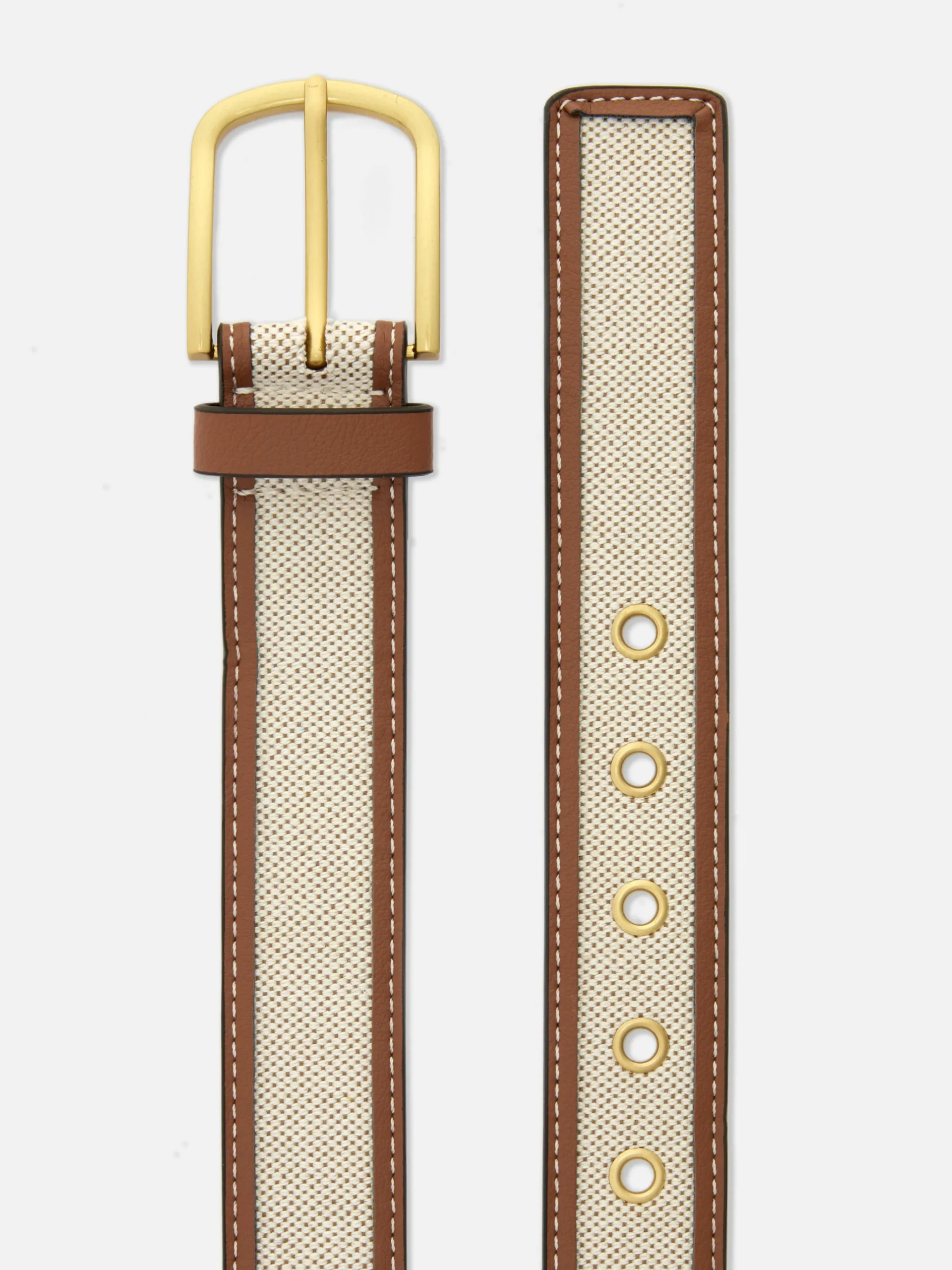 Ceinture Texturée Bicolore
