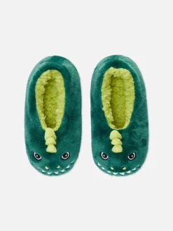 Chaussons à Motif Dinosaure