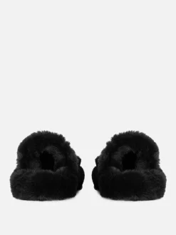 Chaussons Duveteux à Double Bride