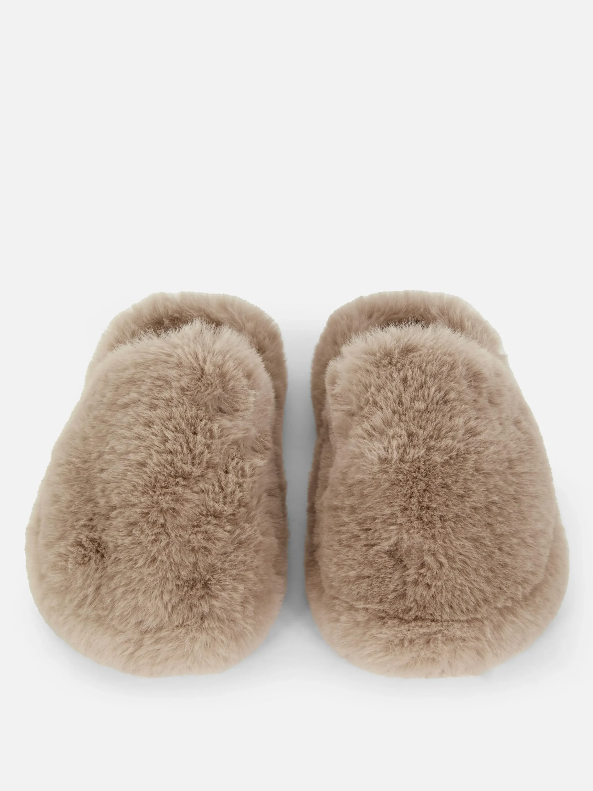 Chaussons En Fausse Fourrure