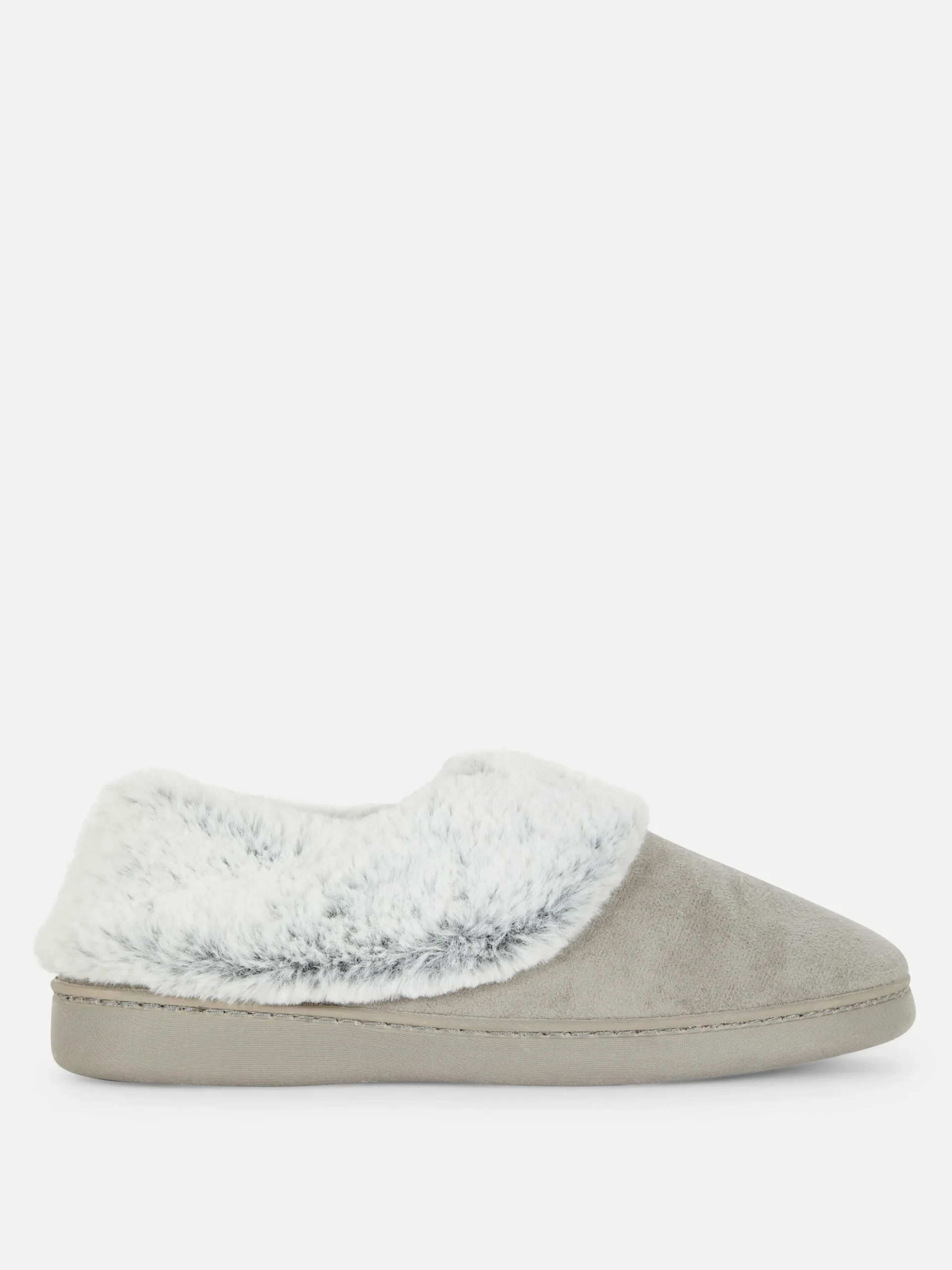 Chaussons Mocassins Doublés En Fausse Fourrure