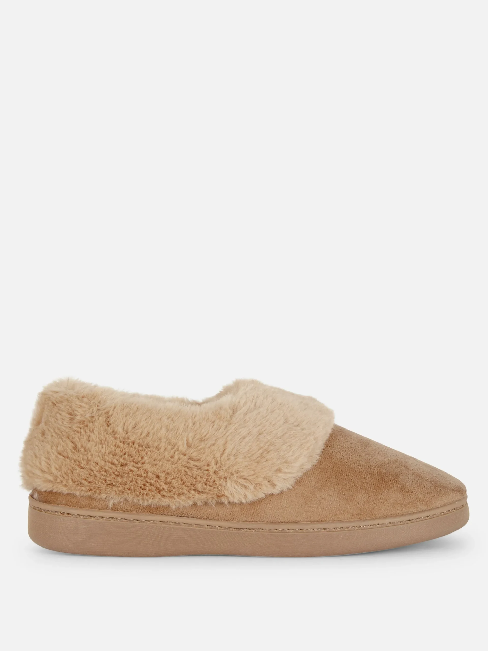 Chaussons Mocassins Doublés En Fausse Fourrure