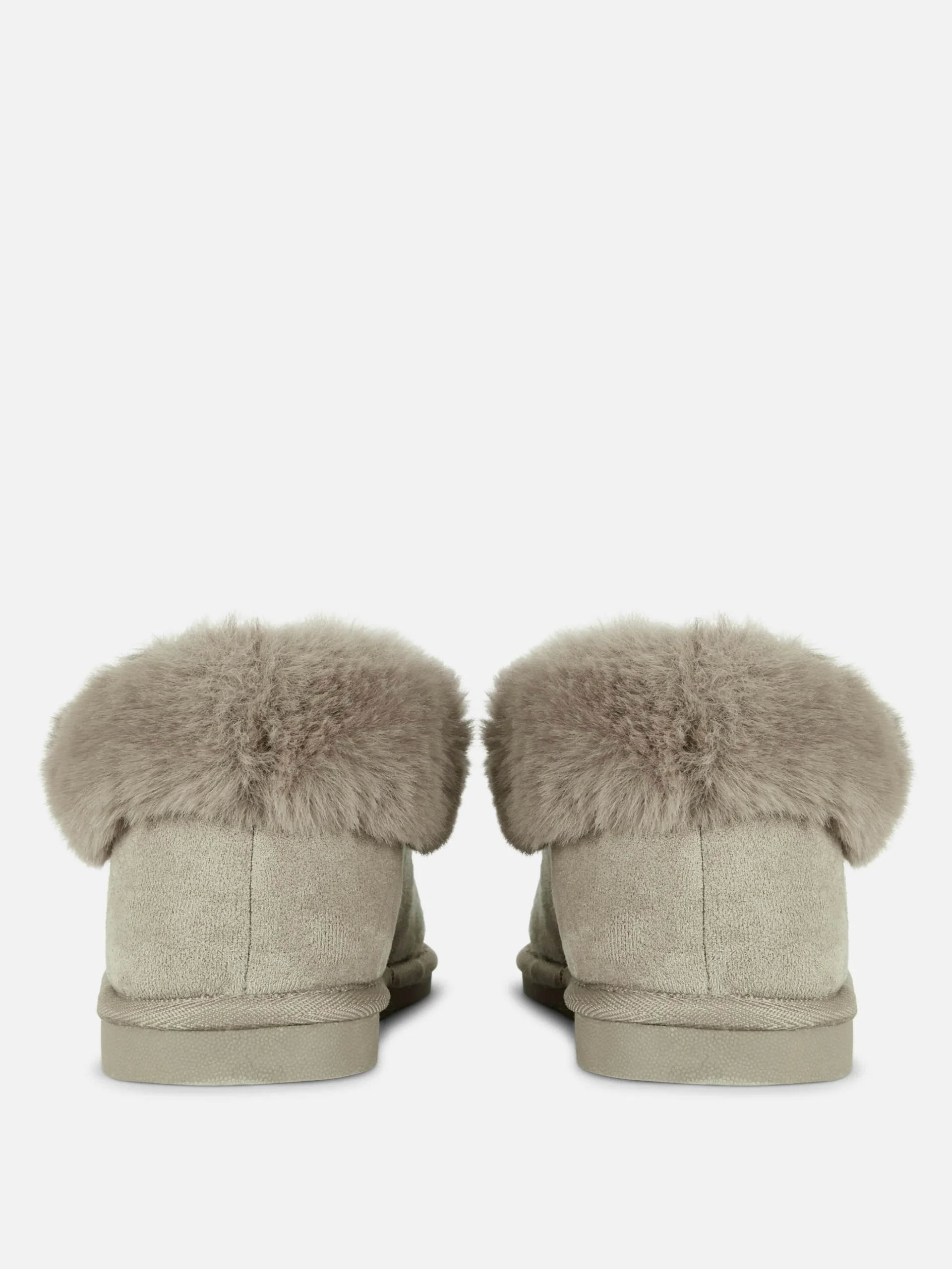 Chaussons Mocassins Doublés En Fausse Fourrure