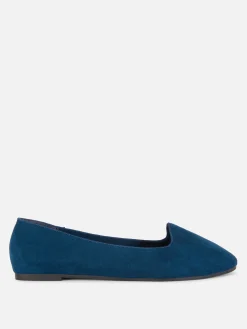 Chaussons-ballerines En Suédine