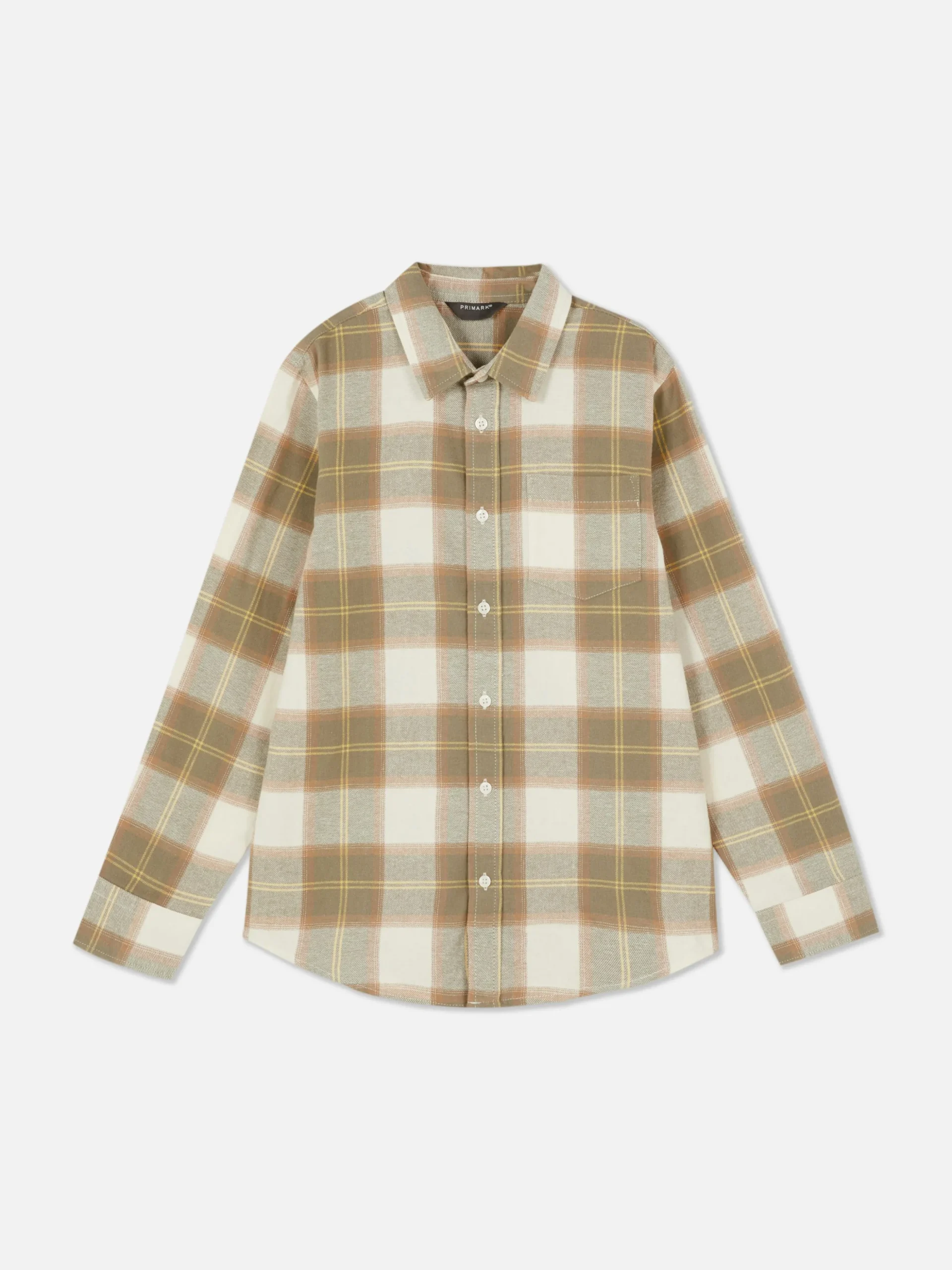 Chemise à Carreaux à Manches Longues
