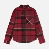 Chemise à Carreaux Boutonnée Et à Manches Longues