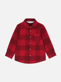 Chemise à Manches Longues à Carreaux