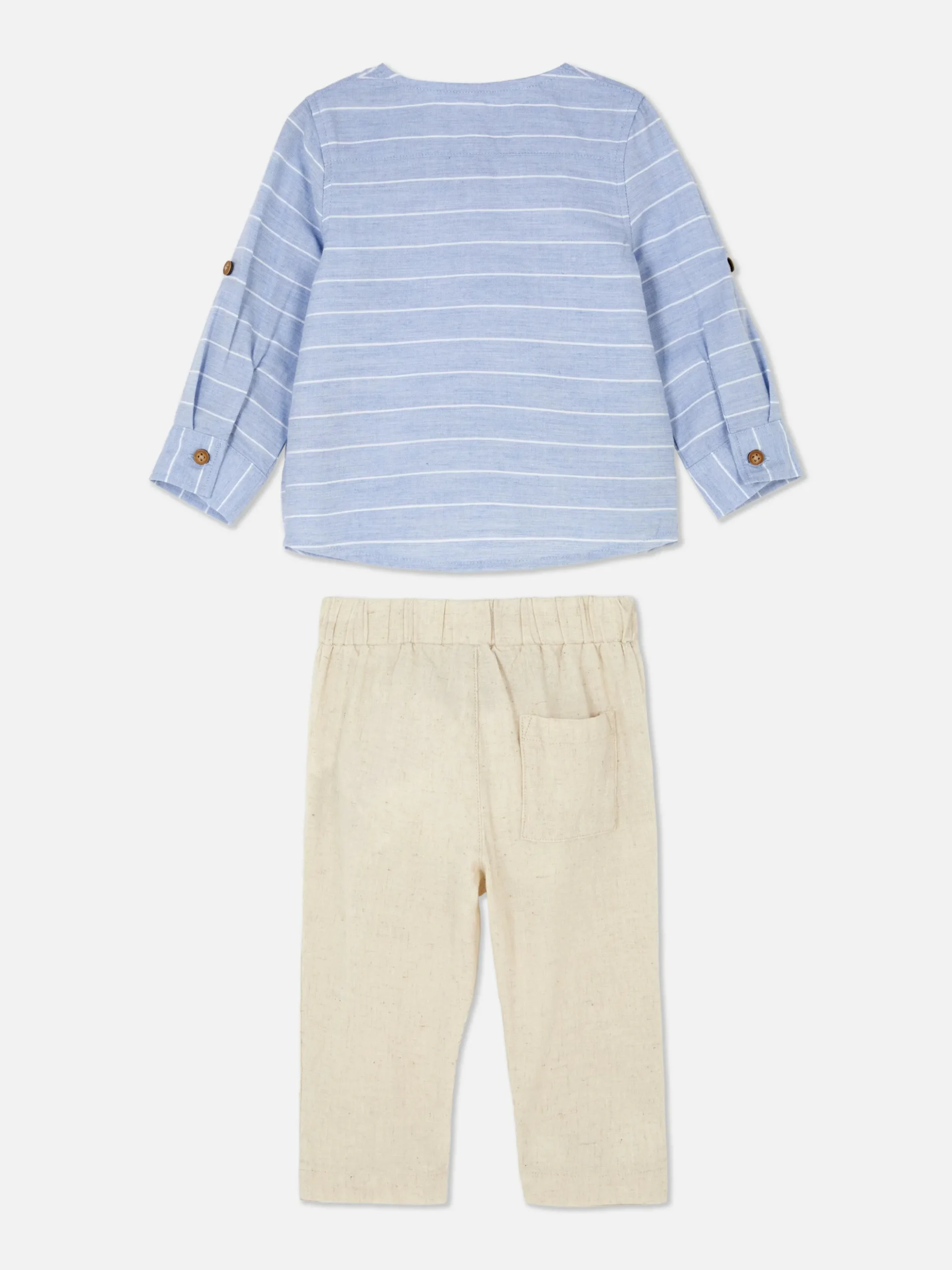 Chemise à Manches Longues Et Pantalon à Cordon