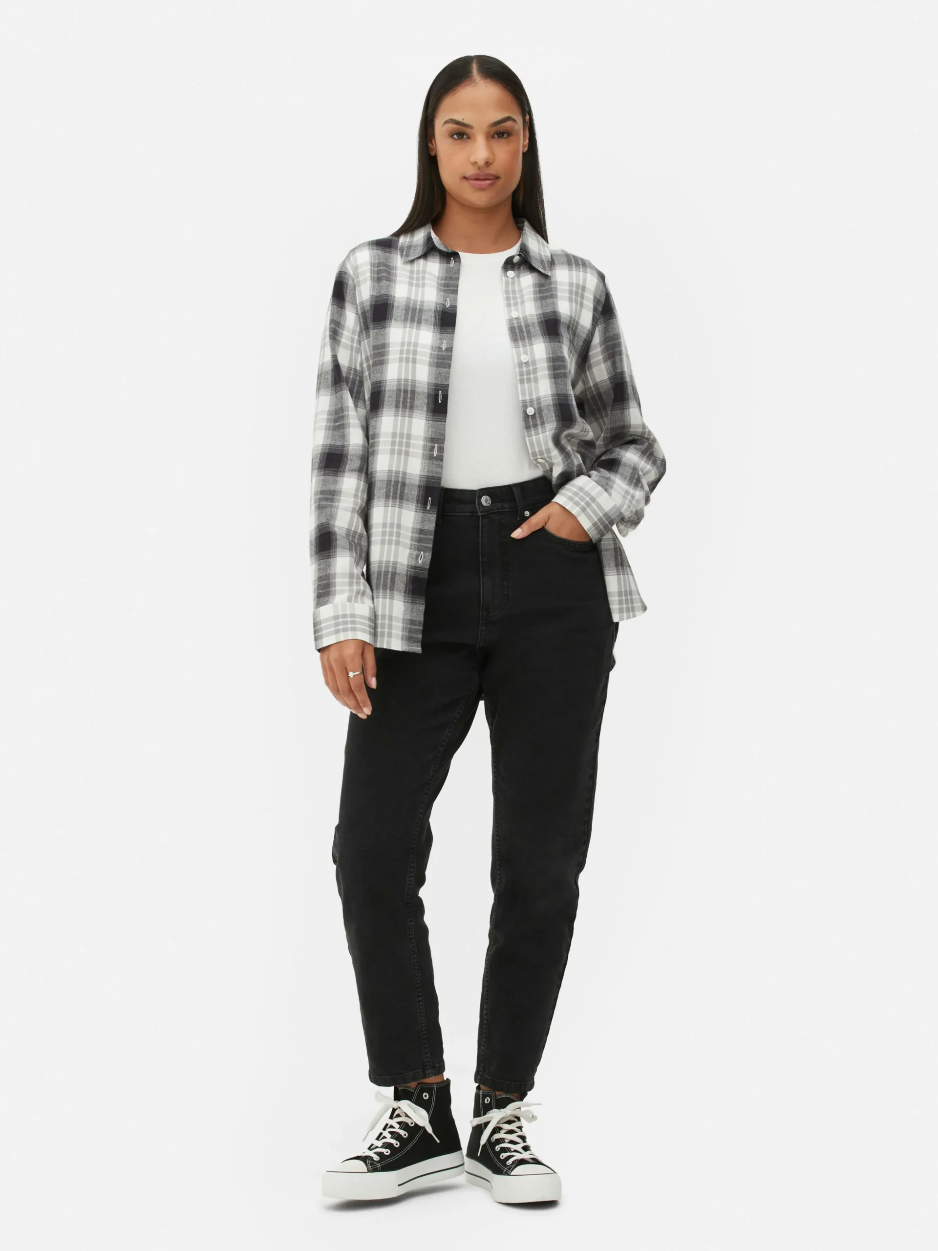 Chemise Boutonnée à Carreaux