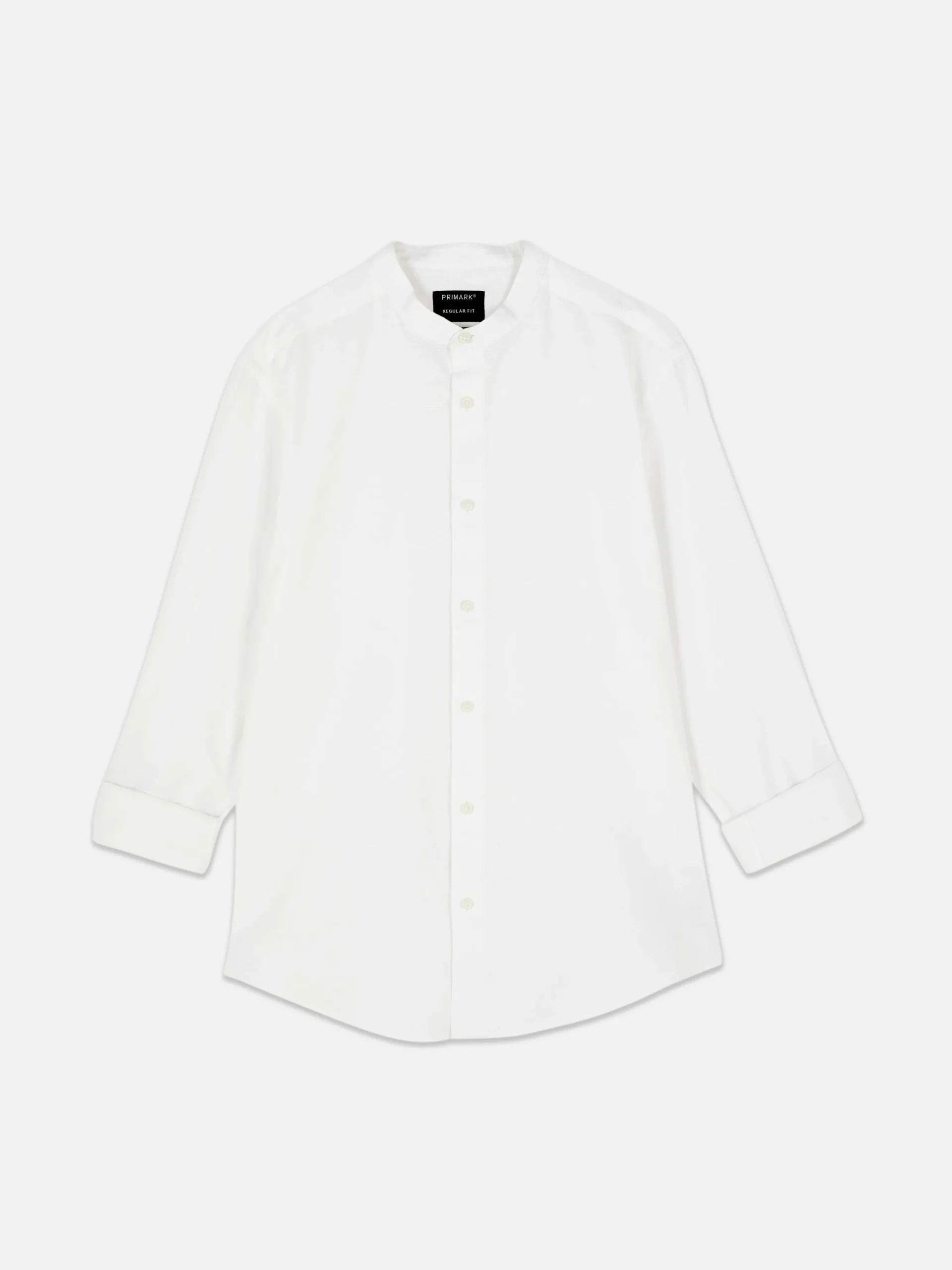 Chemise Boutonnée à Manches Retroussées