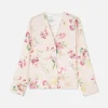 Chemise De Nuit En Satin Floral à Encolure En V