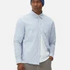 Chemise En Jacquard Rayé à Manches Longues