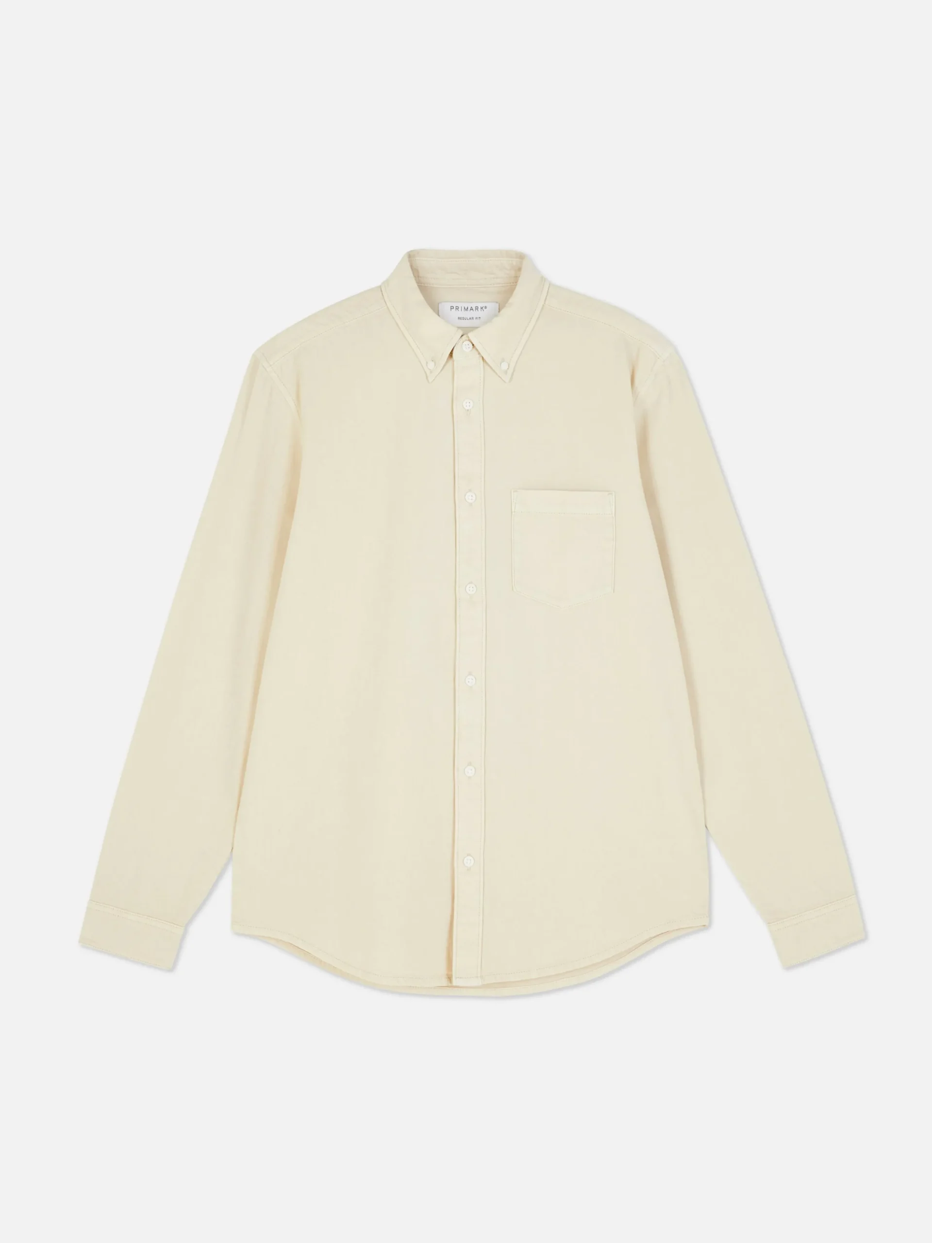 Chemise En Sergé De Coton à Manches Longues