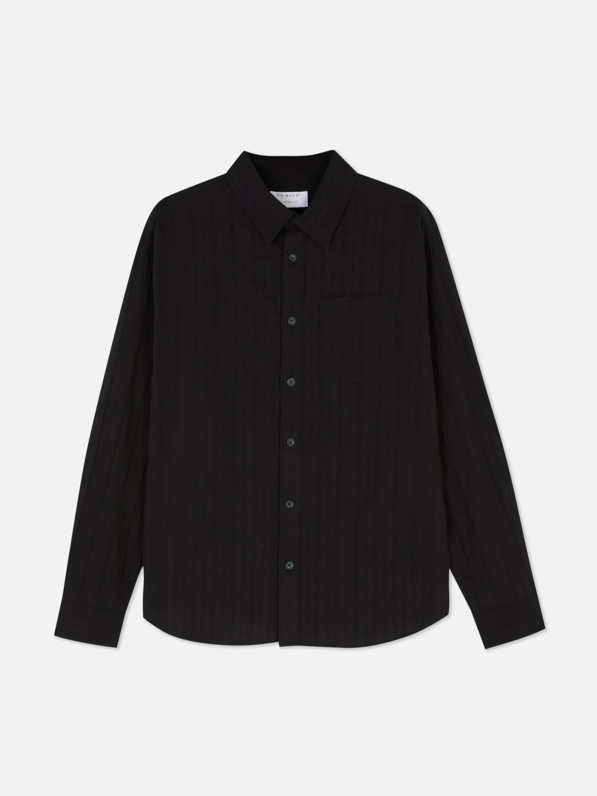 Chemise Jacquard à Manches Longues