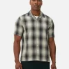 Chemise Texturée à Carreaux Et à Manches Courtes