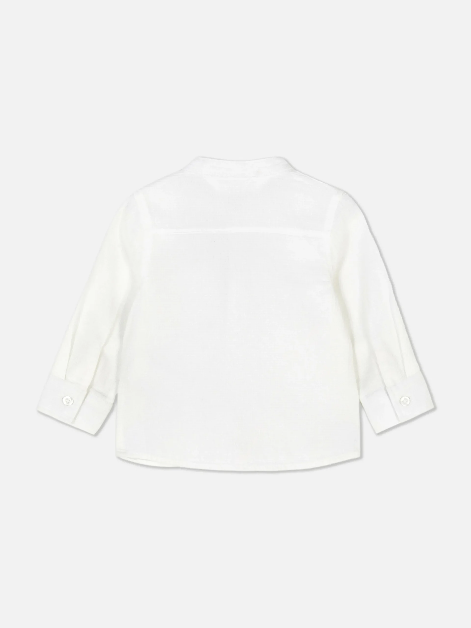 Chemise Texturée à Manches Longues