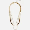Collier à Superpositions Bouffant Avec Initiale