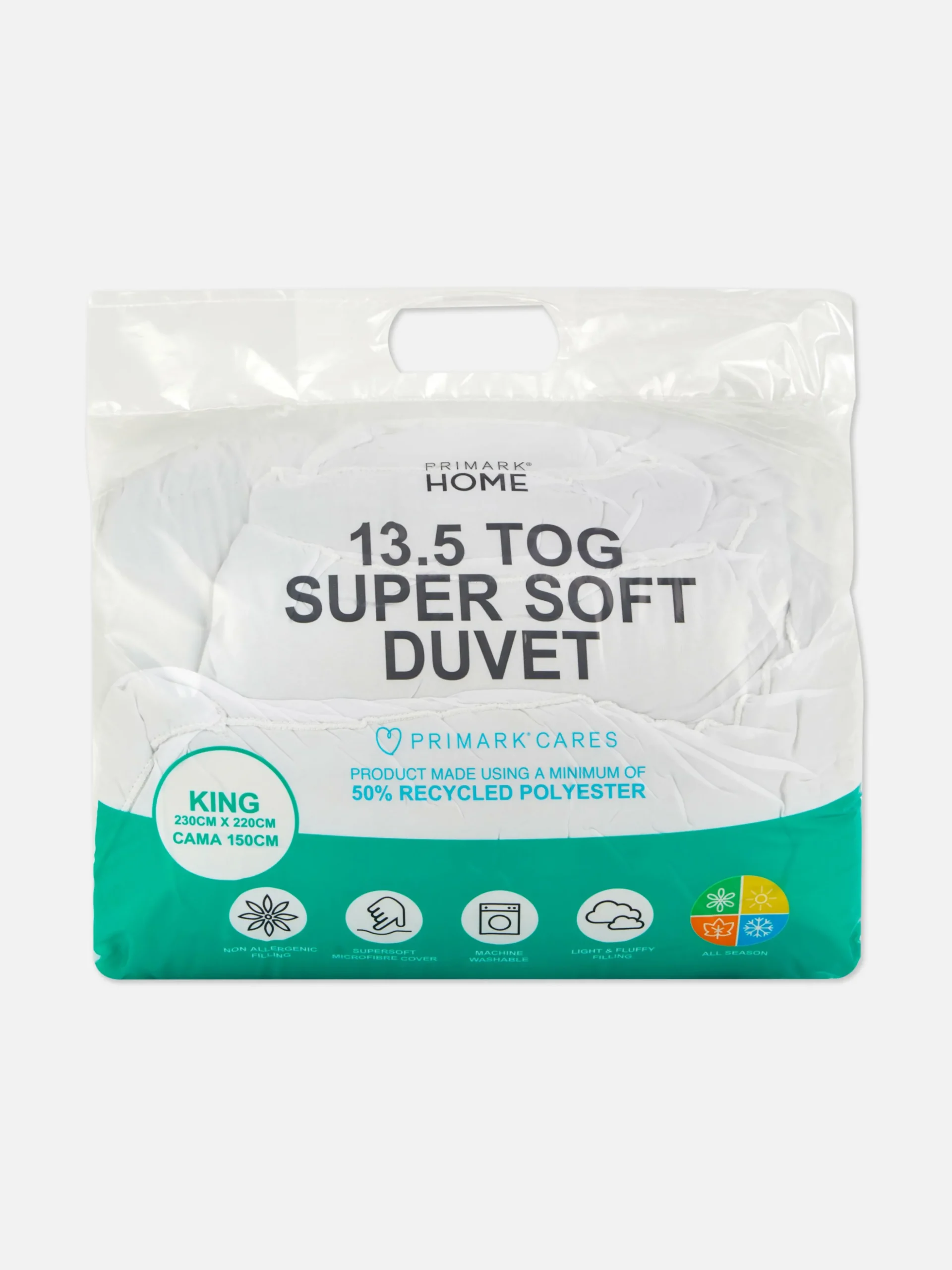 Couette Pour Grand Lit Ultra-douce 13,5 Tog