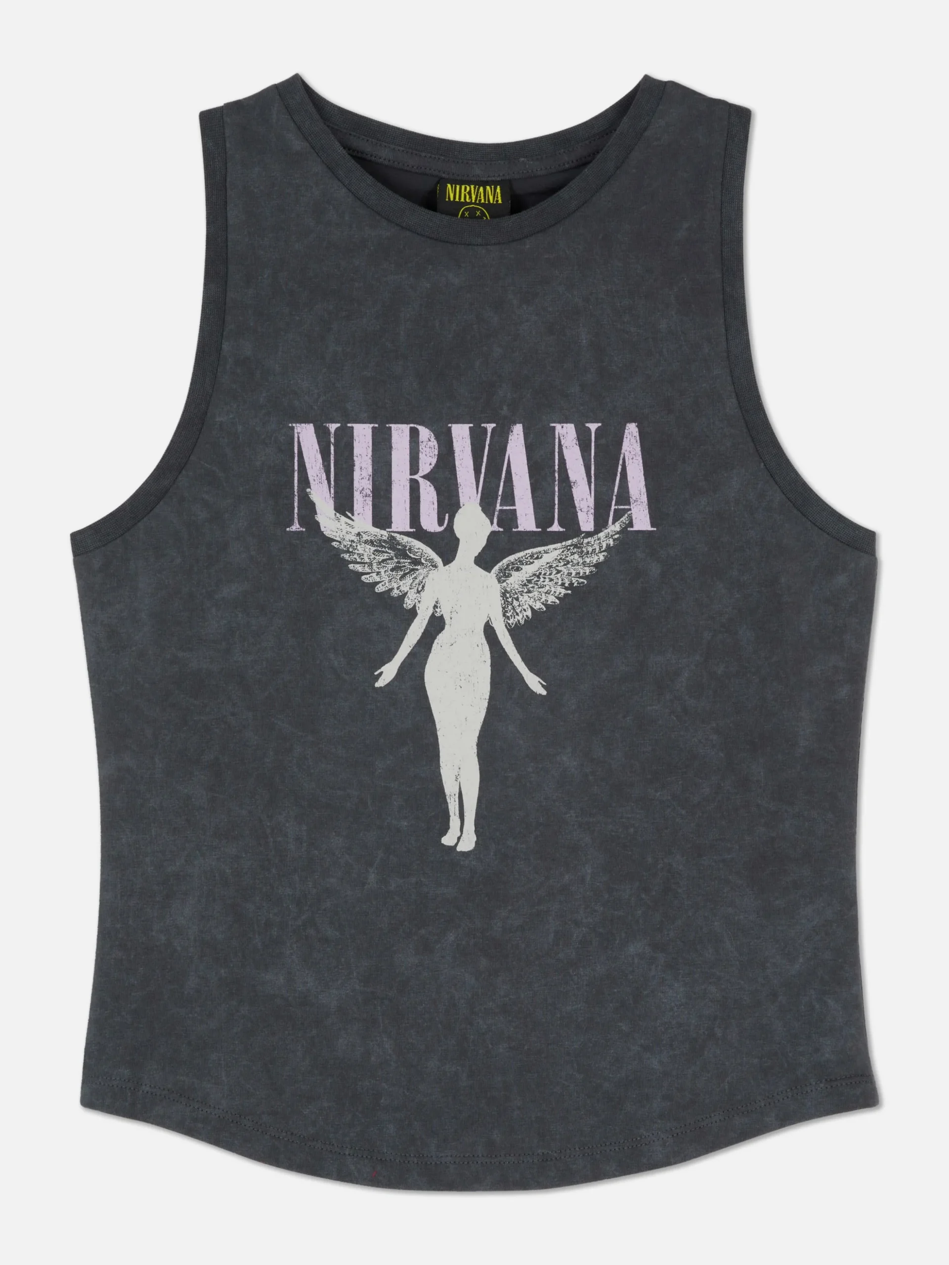 Débardeur Délavé à L'acide Nirvana