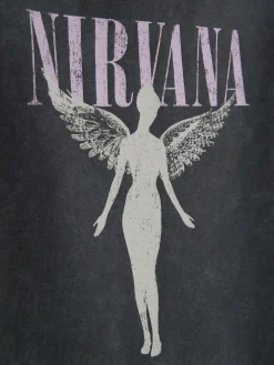 Débardeur Délavé à L'acide Nirvana