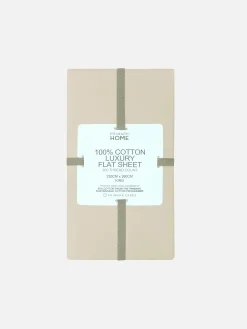 Drap Plat King Size En Coton