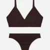 Ensemble Brassière Triangle Et String Sans Couture