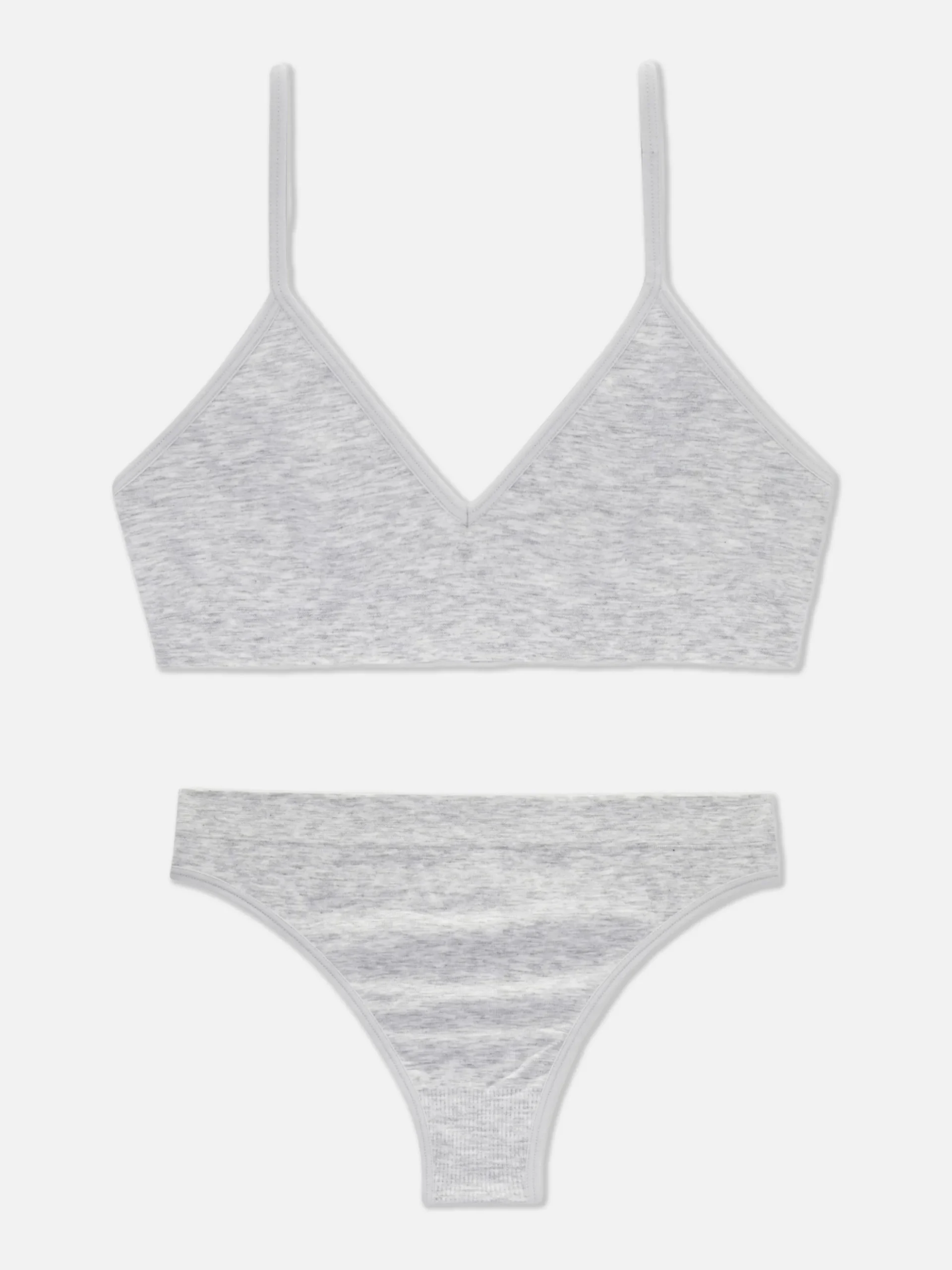 Ensemble Brassière Triangle Et String Sans Coutures