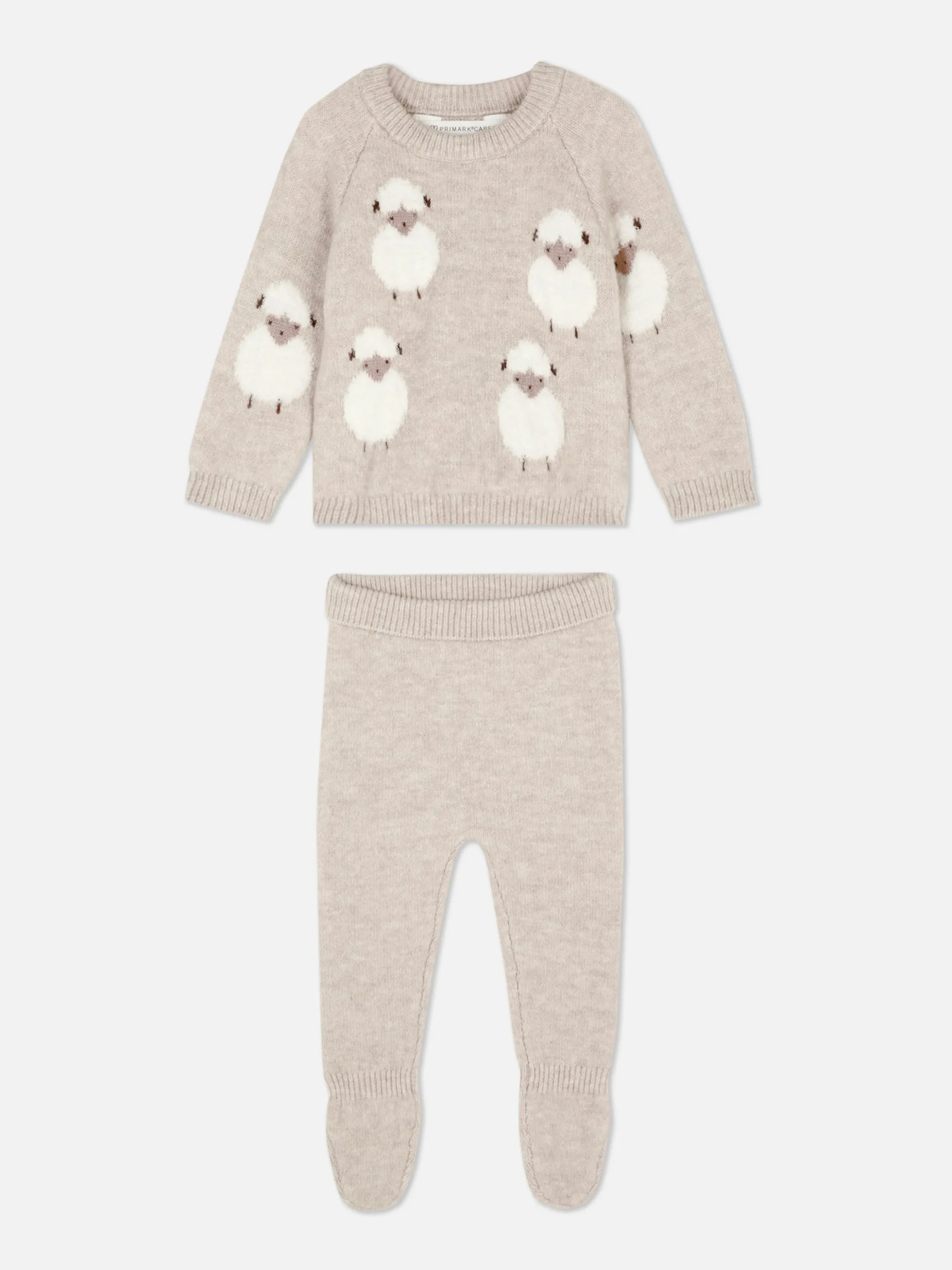 Ensemble Coordonné Pull Et Legging En Tricot Mouton