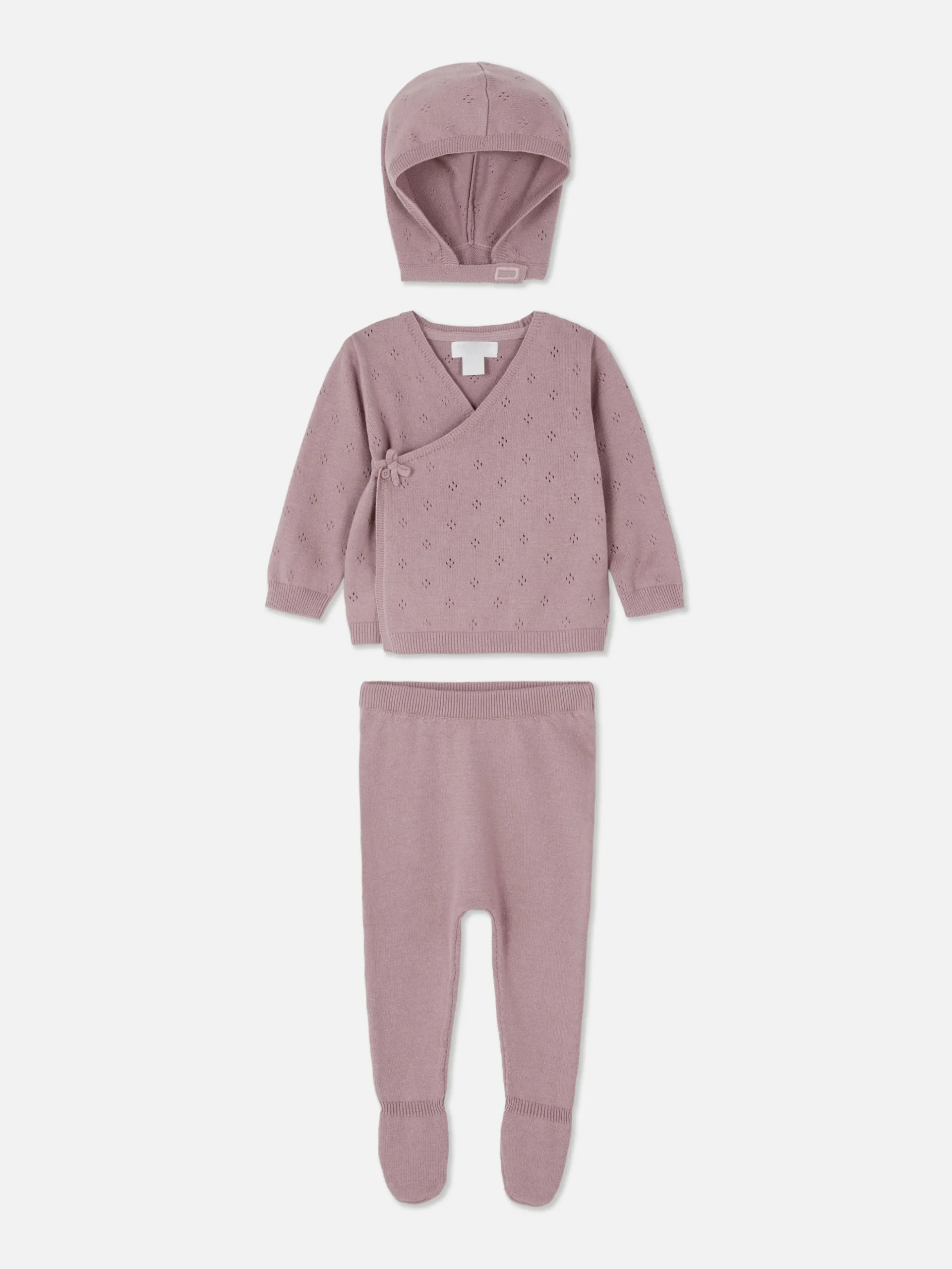 Ensemble Gilet, Legging Et Casquette En Maille