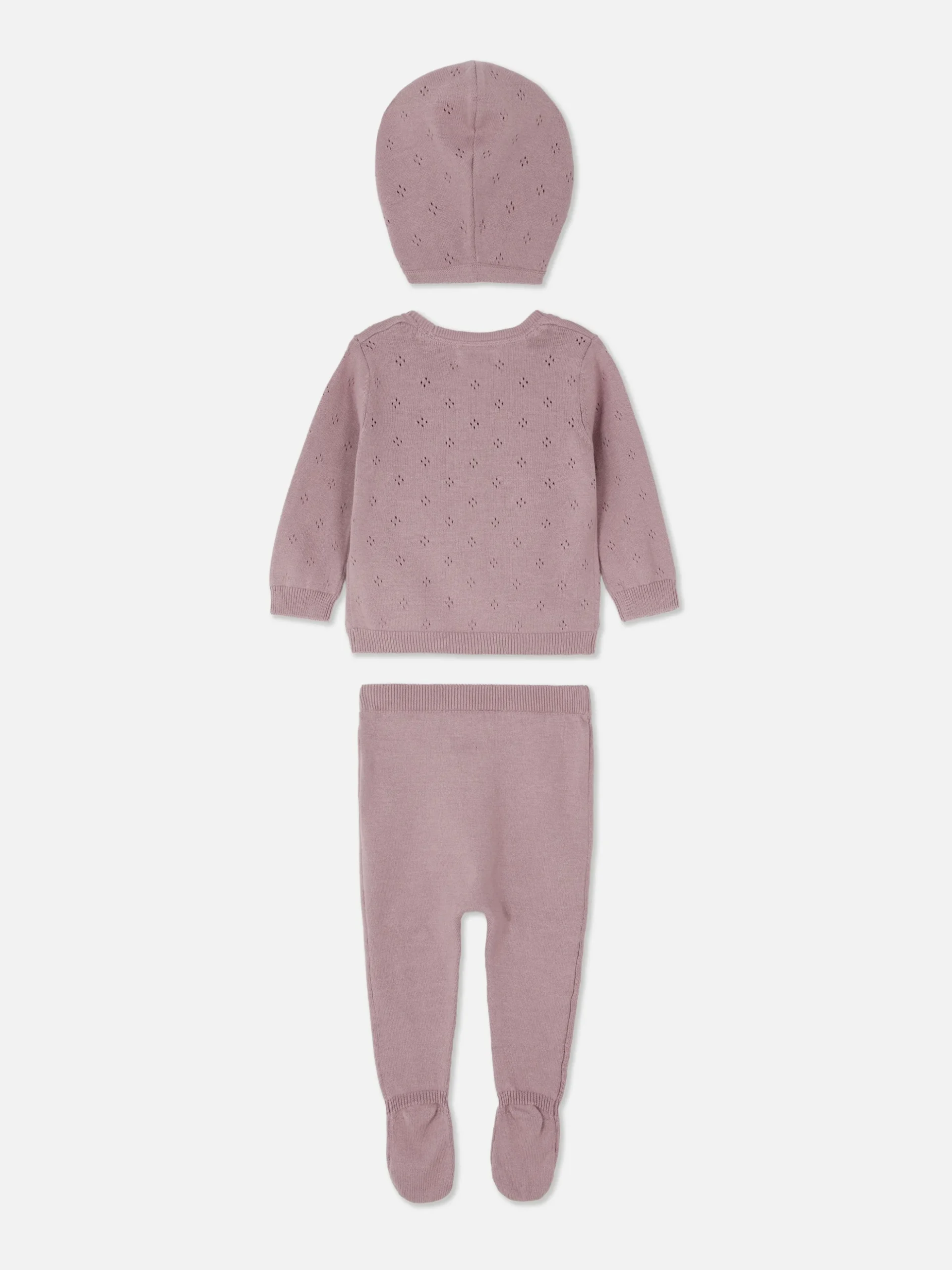 Ensemble Gilet, Legging Et Casquette En Maille