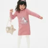 Ensemble Robe-pull Et Collants à Motif Ballerine