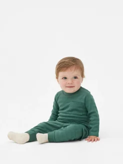 Ensemble T-shirt Texturé Et Pantalon Cargo
