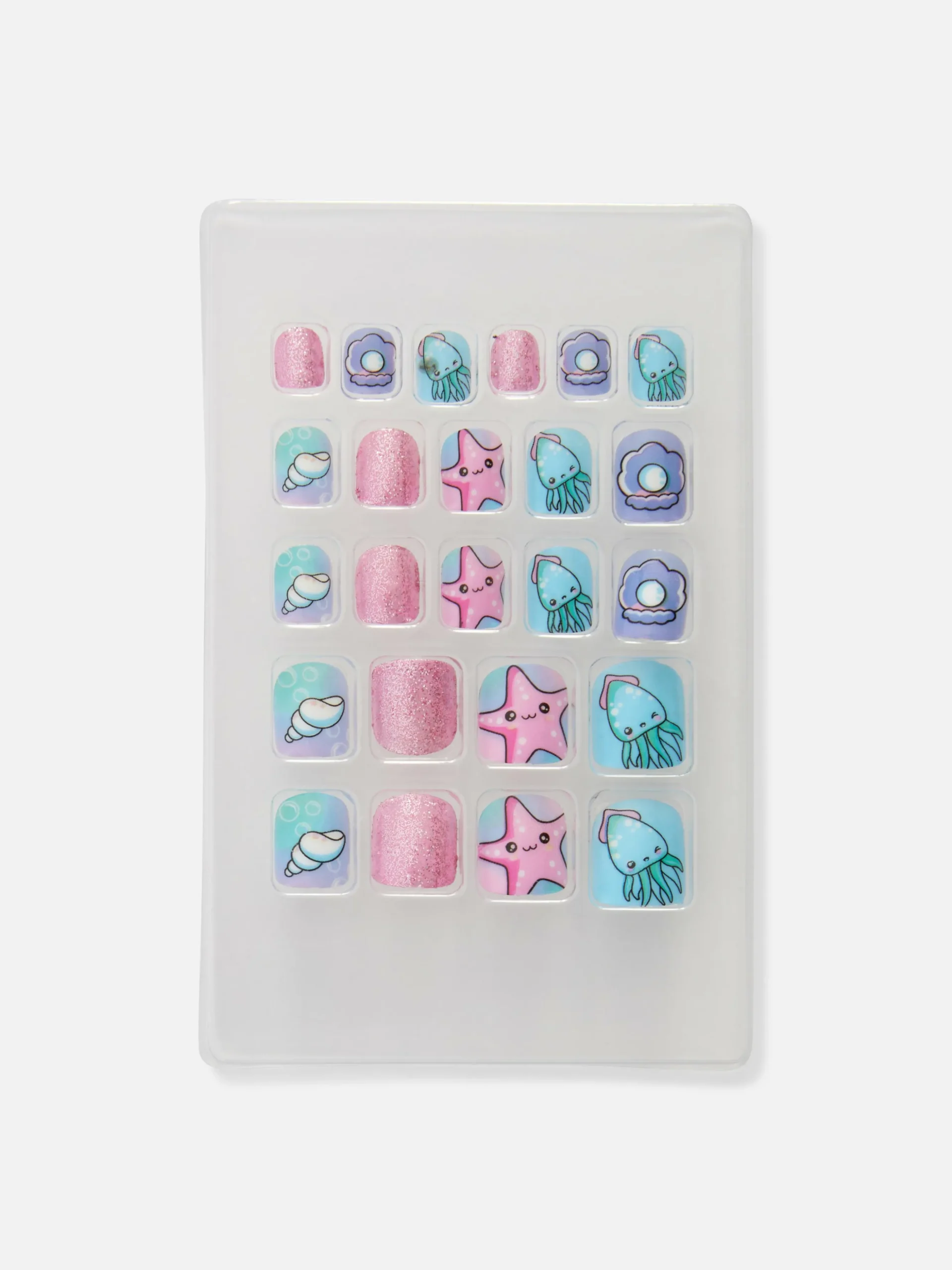 Faux Ongles Autocollants Mer