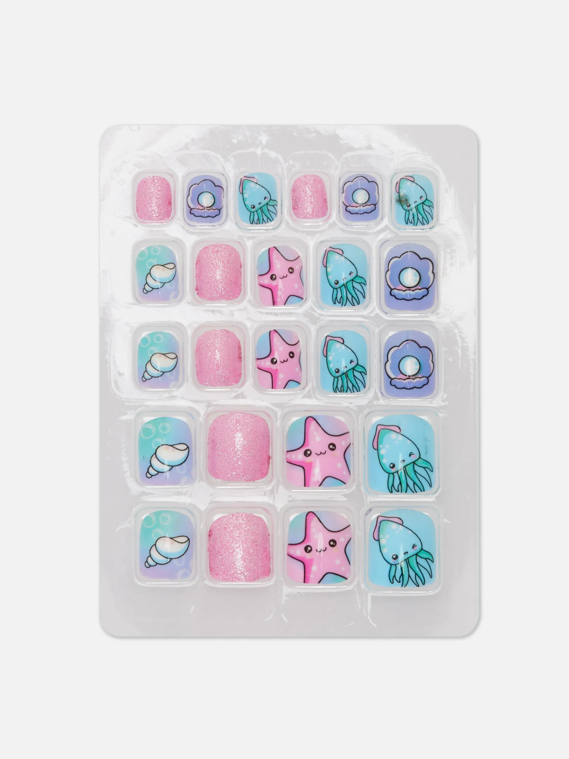Faux Ongles Autocollants Mer