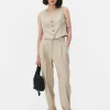 Gilet De Costume Ajusté Boutonné