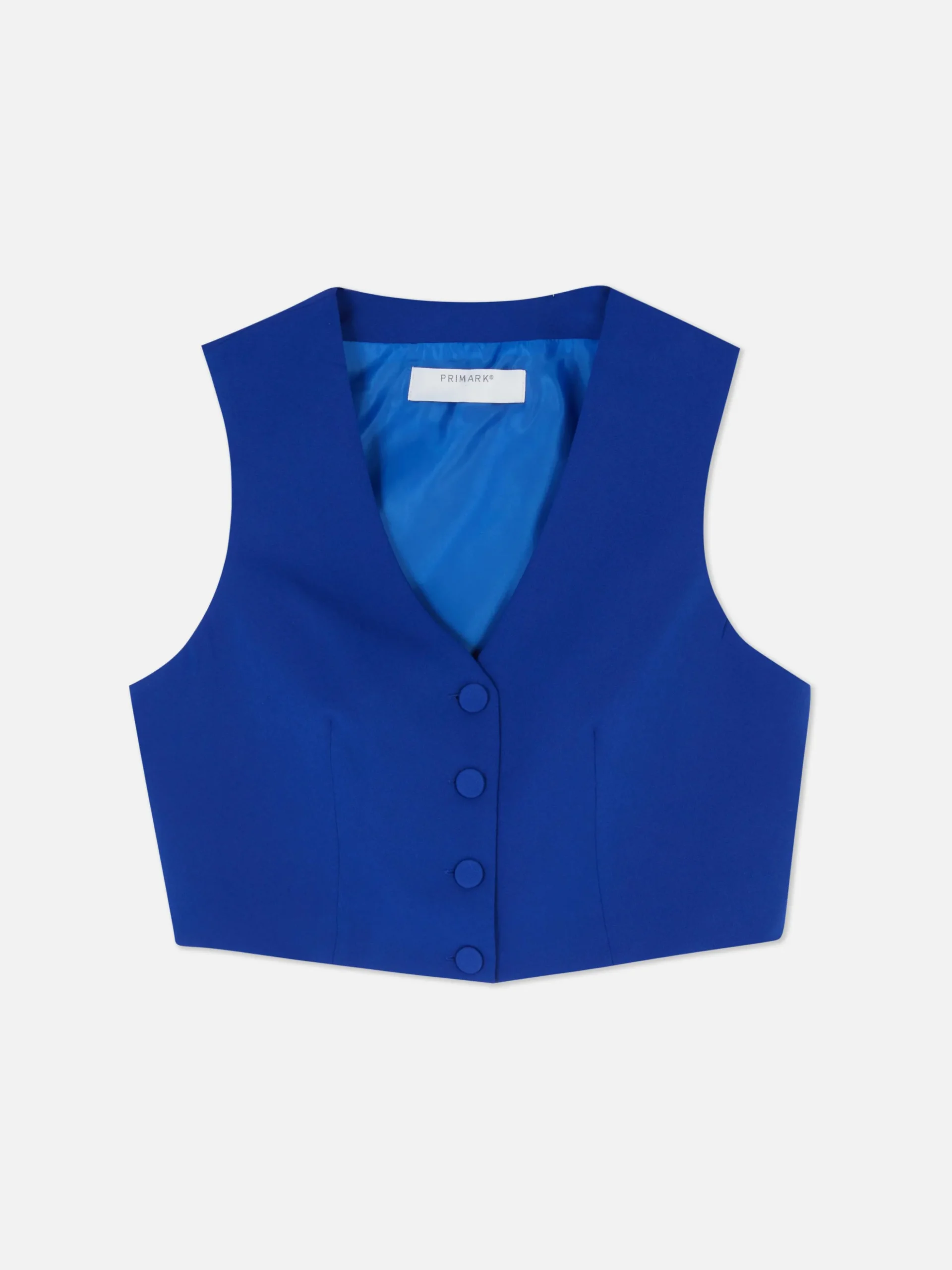 Gilet De Costume Court à Boutonnage Simple