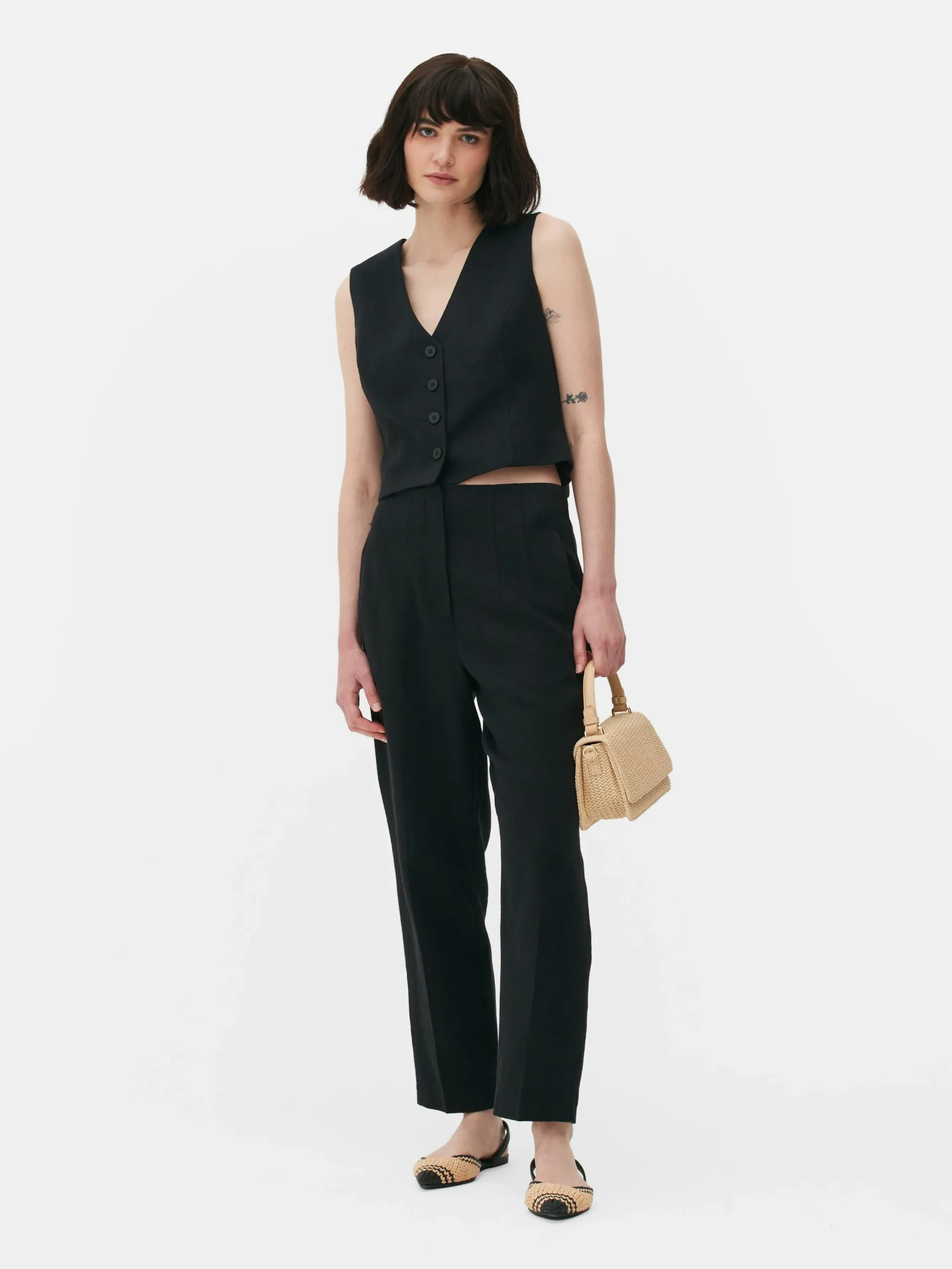 Gilet De Costume Droit à Coordonner