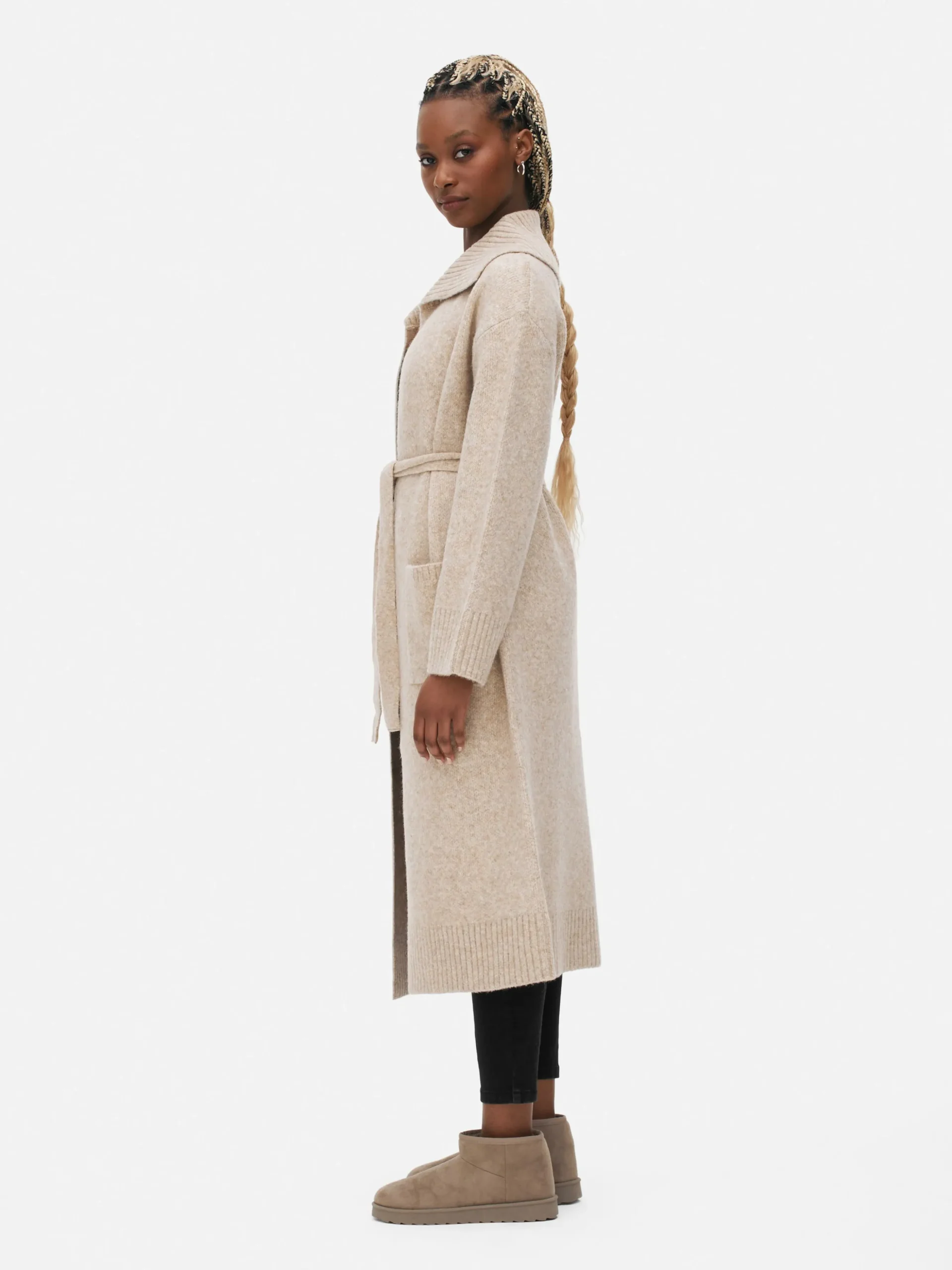 Gilet Long à Ceinture Paula Echevarría