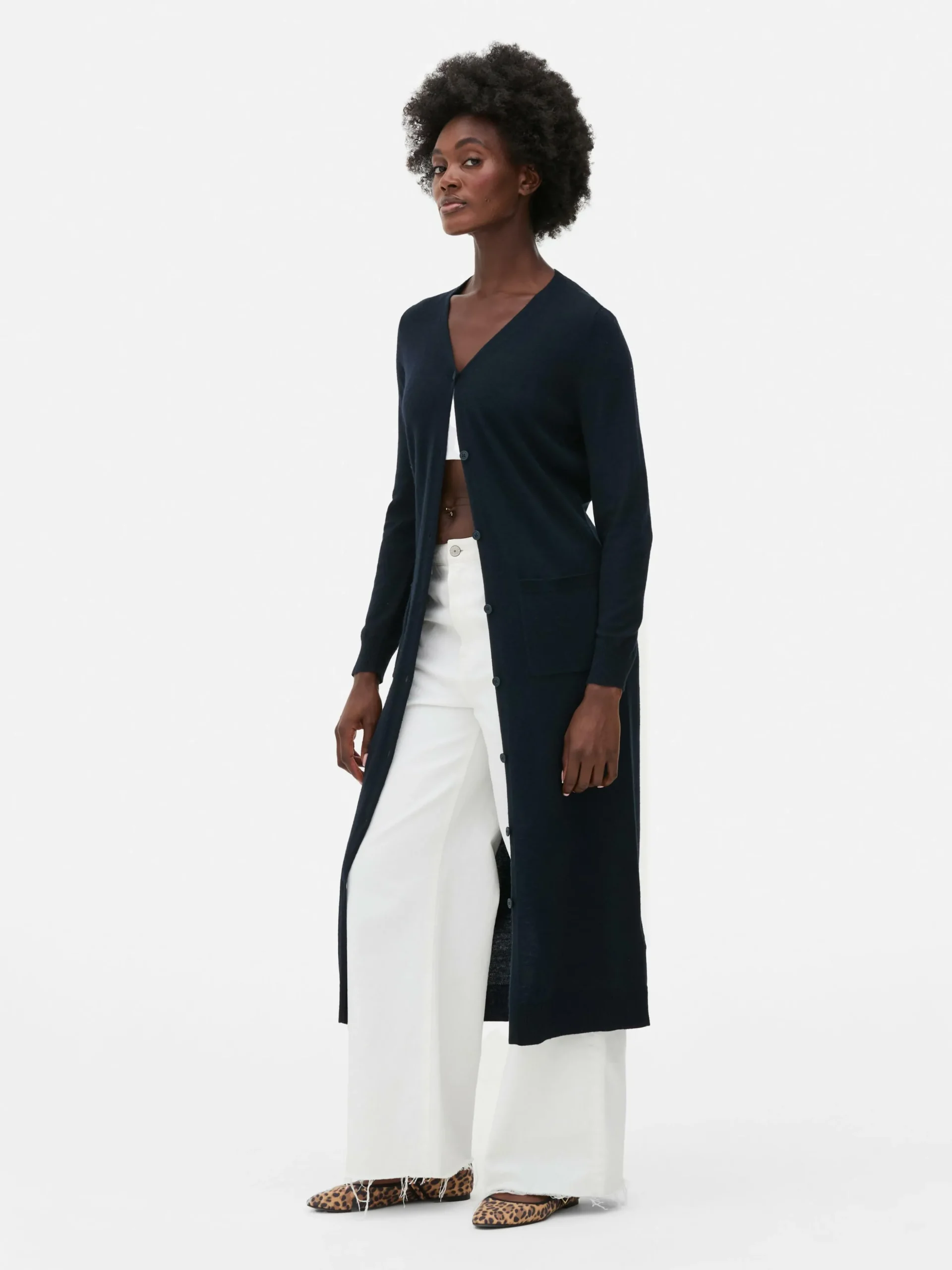 Gilet Long Boutonné