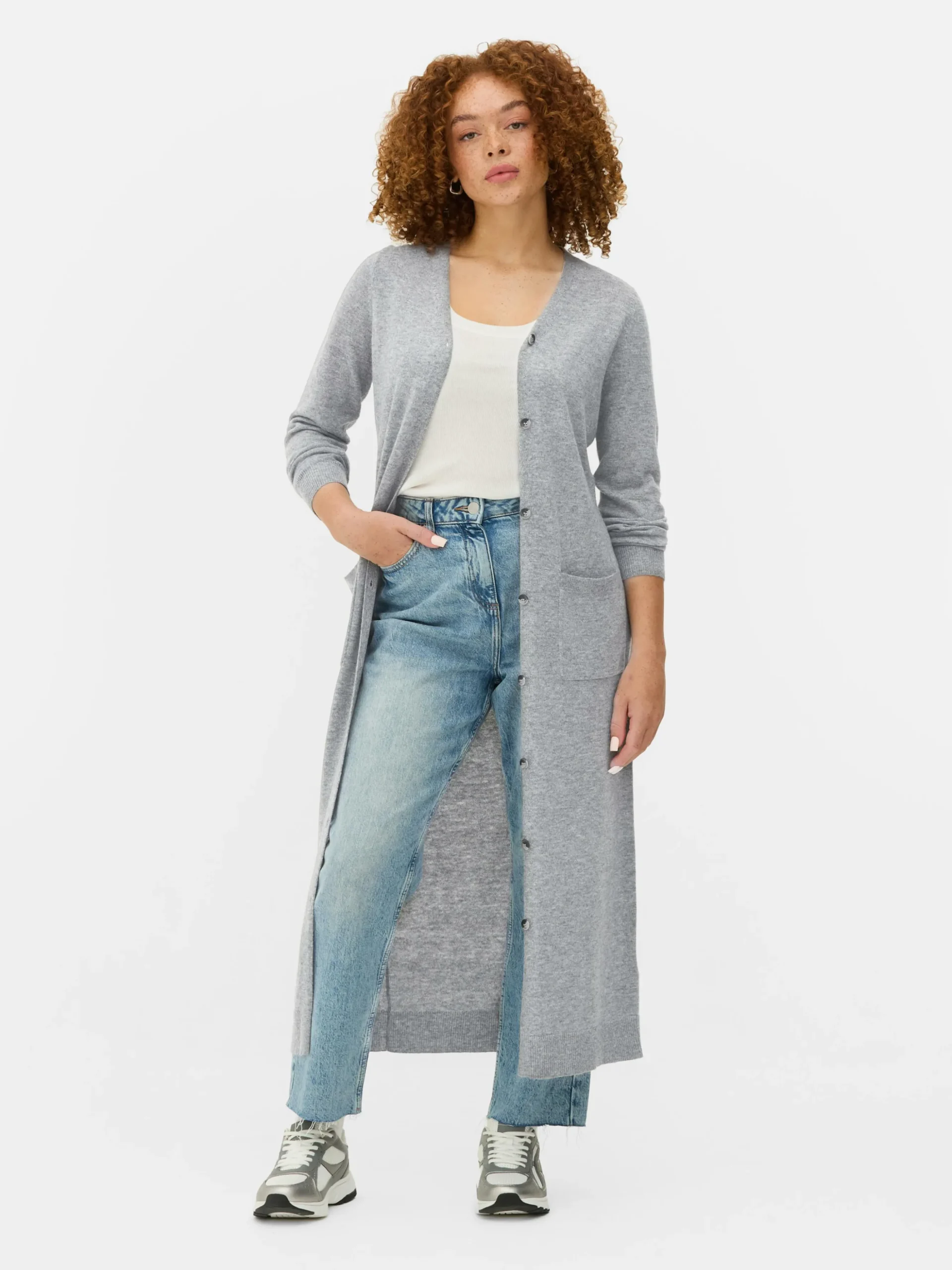 Gilet Long Boutonné