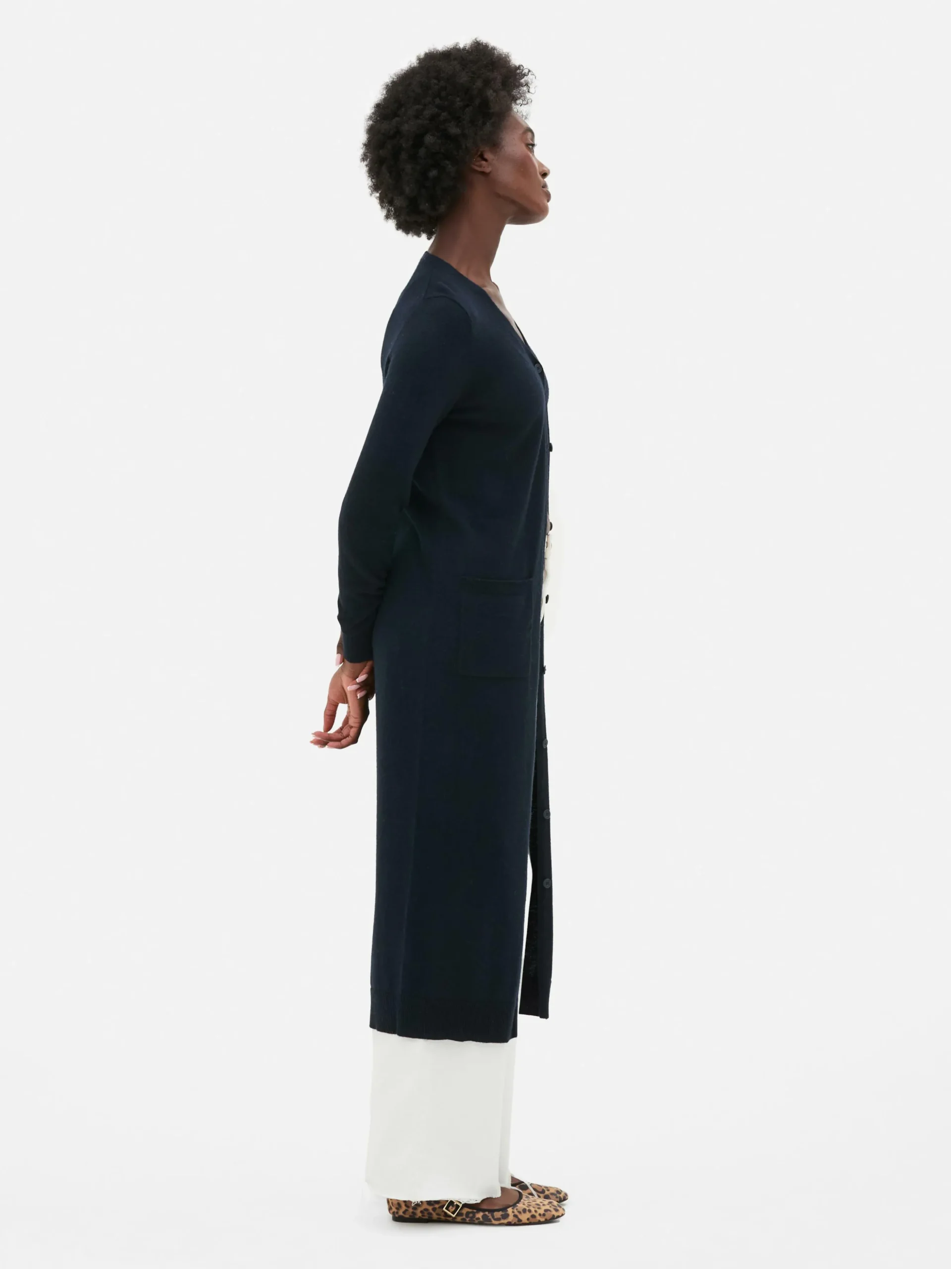 Gilet Long Boutonné