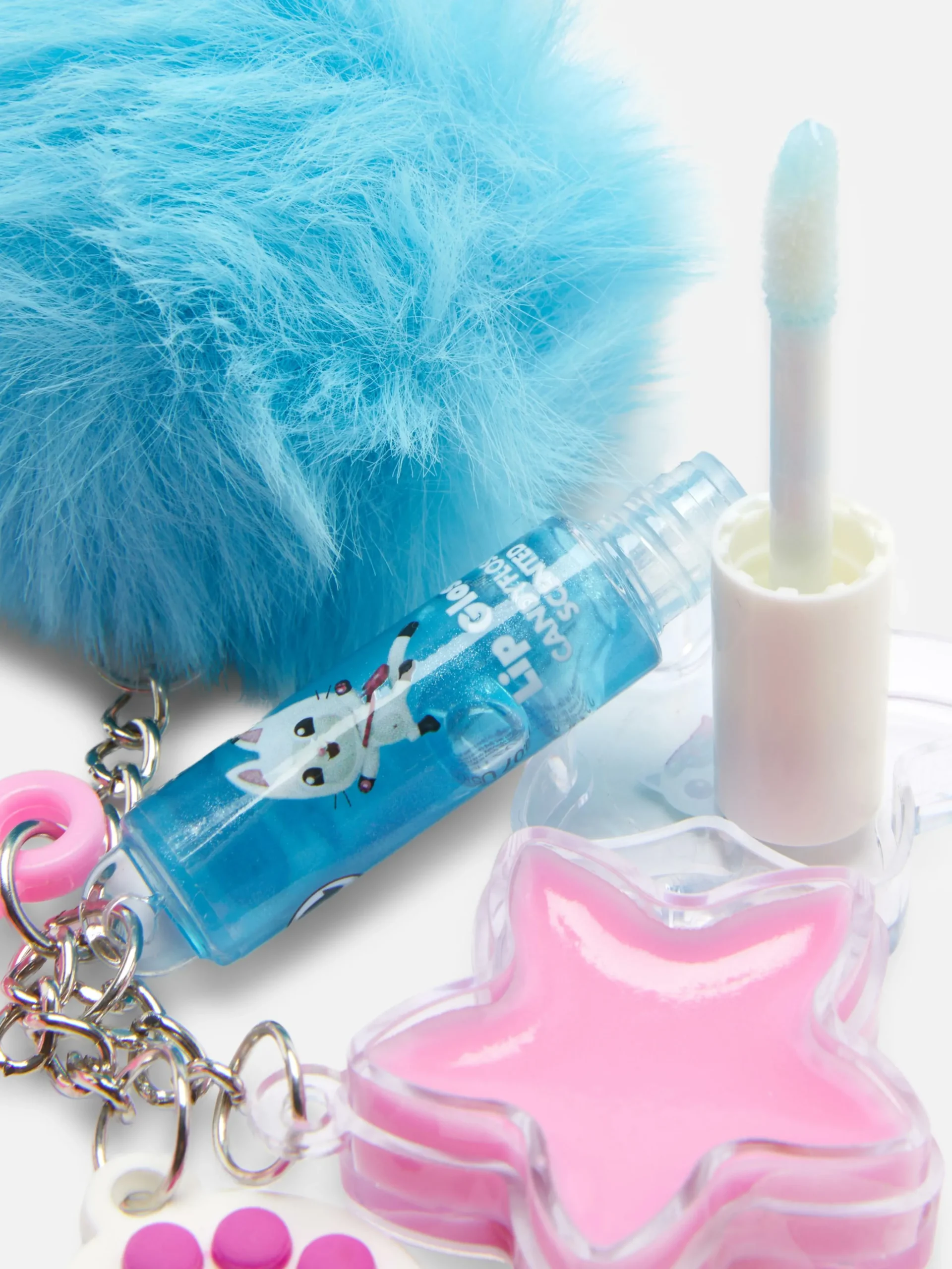 Gloss à Lèvres Et Porte-clés Pompon Gabby Et La Maison Magique