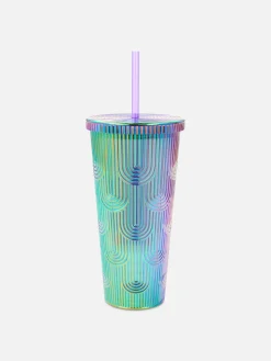 Gobelet Avec Couvercle Et Paille Multicolore Pride