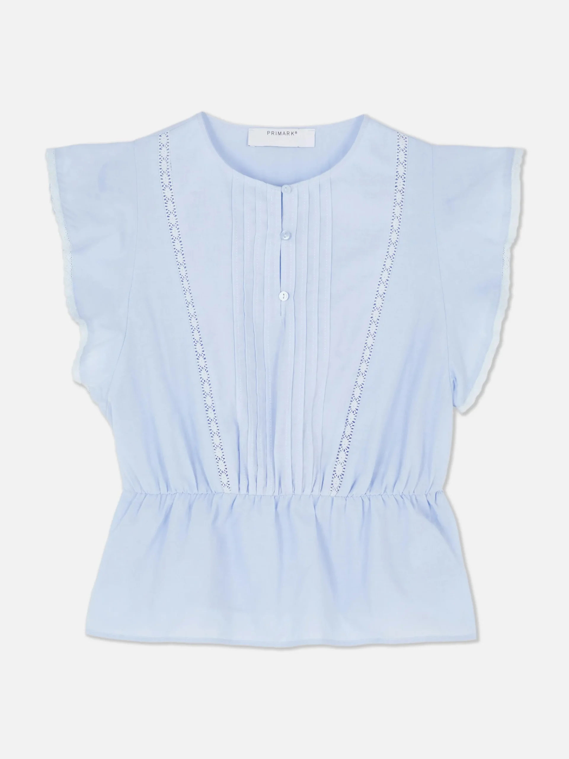 Haut Sans Manches En Broderie Anglaise
