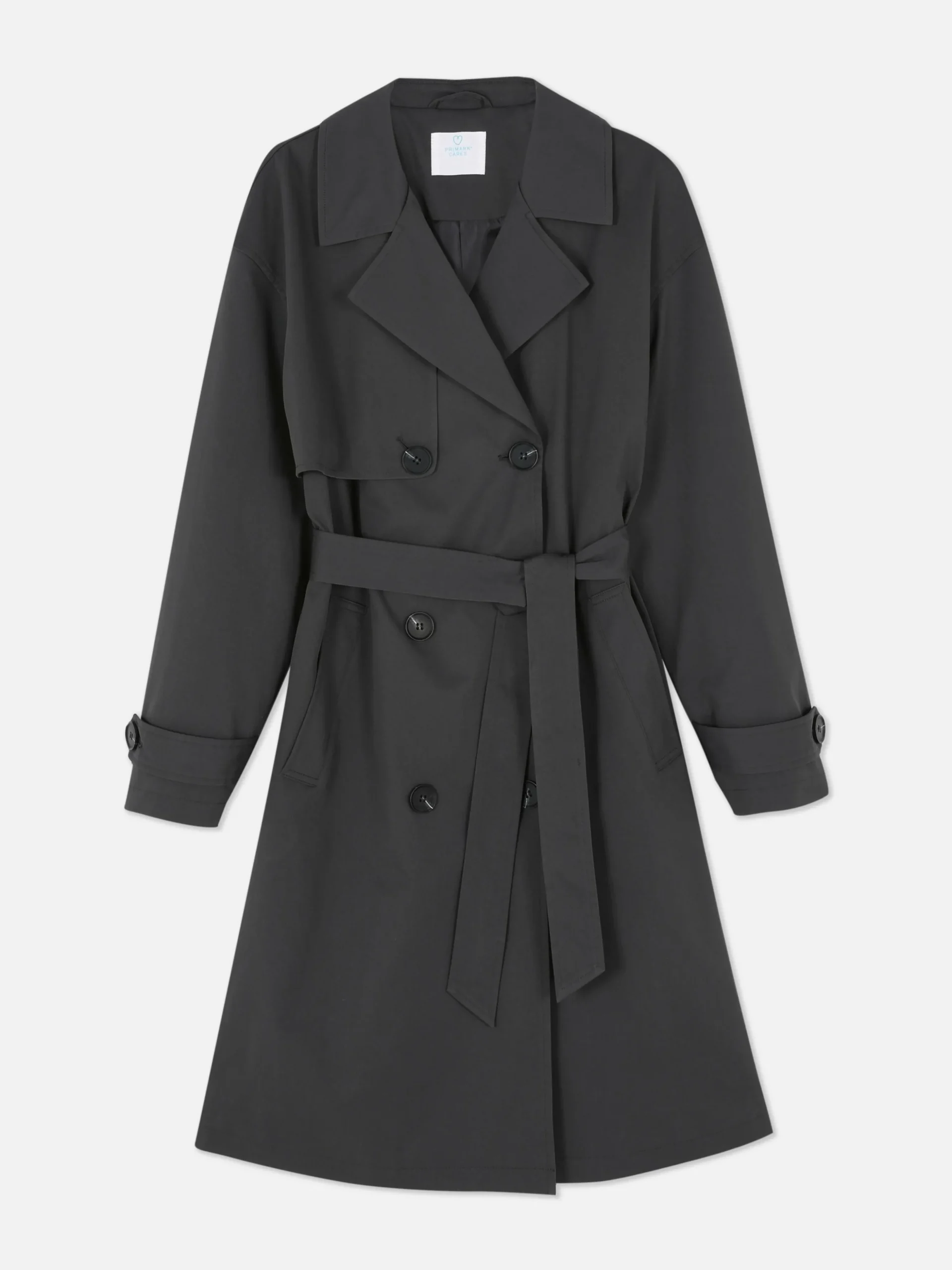 Imperméable à Double Boutonnage Et Ceinture
