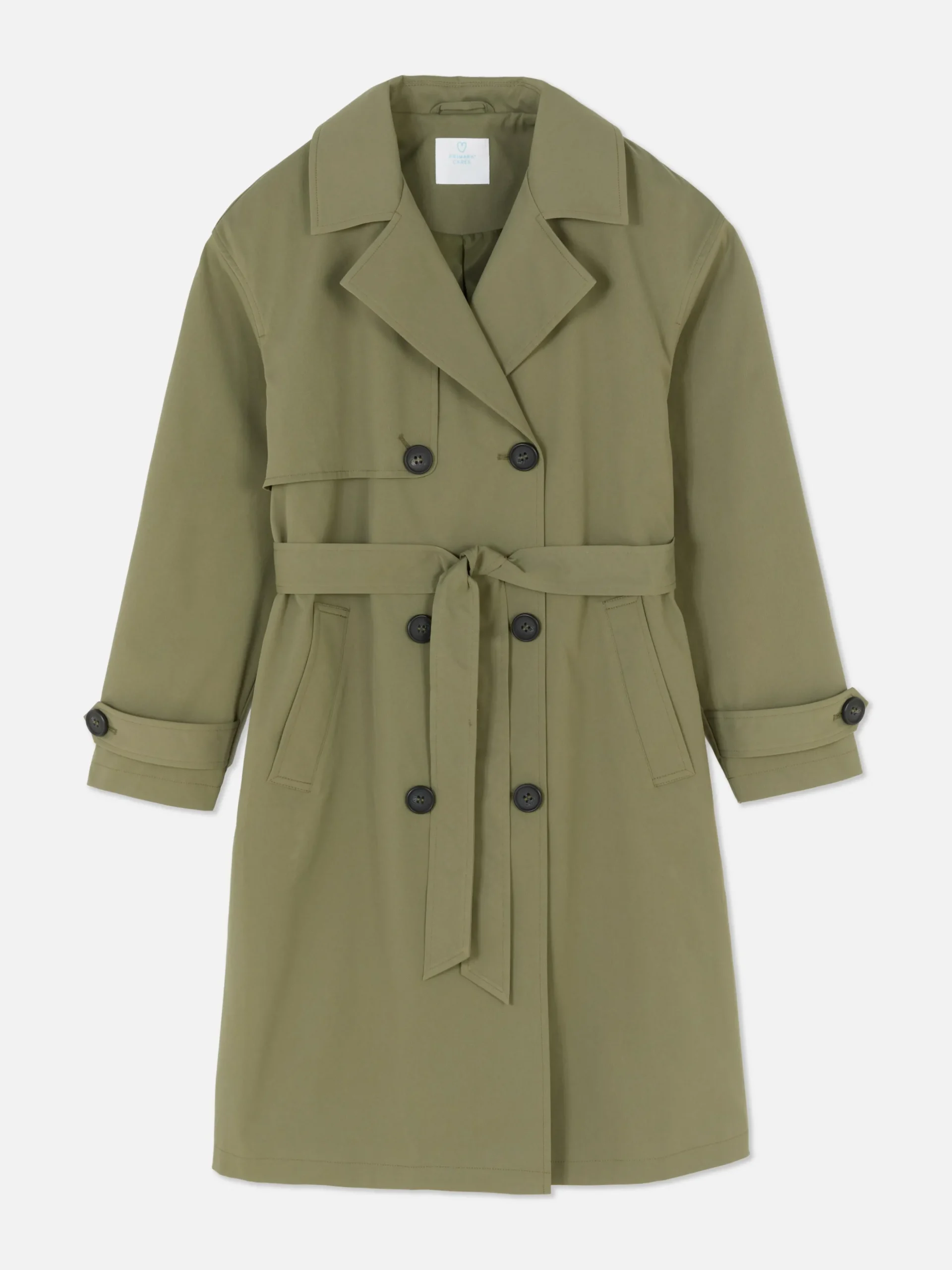 Imperméable à Double Boutonnage Et Ceinture