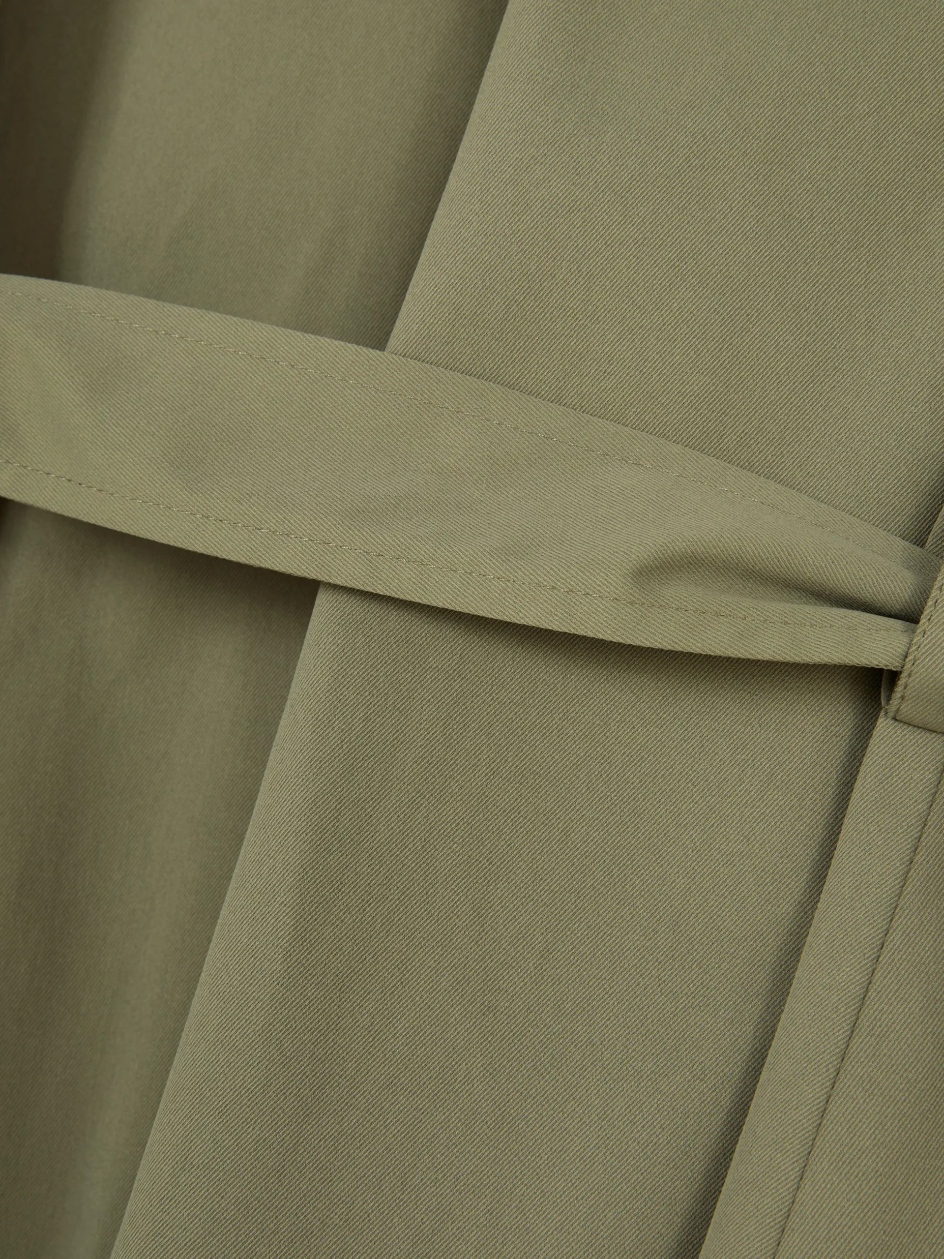 Imperméable à Double Boutonnage Et Ceinture
